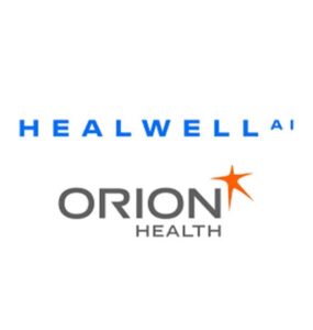 HEALWELL-AI X Orion Health Logo